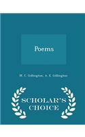 Poems - Scholar's Choice Edition
