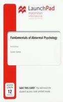LaunchPad for Fundamentals of Abnormal Psychology (12 Month Access Card)