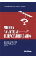 Modern Analytical Ultracentrifugation