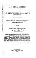 An Open Letter to the Rt. Rev. William C. Doane