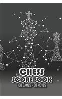 Chess Scorebook - 100 Games - 90 moves
