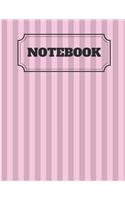 Notebook: Lined Notebook Journal, Large Composition Book, Notebook College Ruled, Letter Size (8.5 x 11), 100 Pages