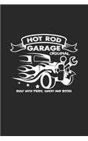 Hot rod garage: 6x9 HotRods - grid - squared paper - notebook - notes