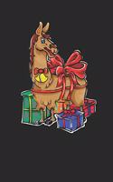 Llama Christmas: Graph Paper Notebook / Journal (6" X 9" - 5 Squares per inch - 120 Pages) - Christmas Gift Idea