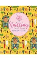 Knitting Graph Paper Notebook - 4