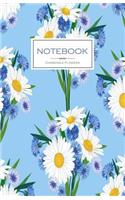 Notebook Chamomile Flowers: Floral Notebook 100 Lined Pages 5.5" x 8.5" (Diary Notepad Journal)