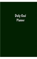 Daily Goal Planner: Increase Your Productiviy and Reach Your Goal - 6 Months - Undated - 6x9 - Green Cover