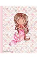 Mermaid Primary Story Book Pink