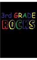 3rd Grade Rocks: Fun Back to School Blank Lined Journal for Third Graders, Notebook for Third Grade Kids