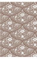 2019 Weekly Planner Light Brown Vintage Asian Design 134 Pages