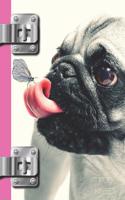 Pug Kisses: Cute Animal Lovers Puppy Dog Creative Writing Journal