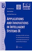 Applications and Innovations in Intelligent Systems IX