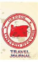 Oregon United States Travel Journal: Blank Lined Vacation Holiday Notebook