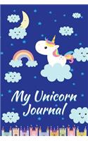 My Unicorn Journal: Blank Lined Notebook V1