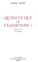 Qu'est-ce Que Le Classicisme
