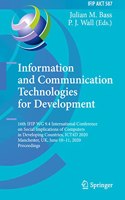 Information and Communication Technologies for Development