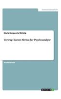 Vortrag: Kurzer Abriss der Psychoanalyse