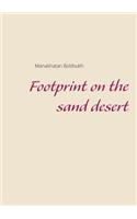 Footprints in the Sand Desert