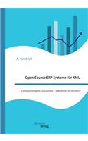 Open Source ERP Systeme für KMU. Leistungsfähigkeit und Einsatz - 38 Anbieter im Vergleich