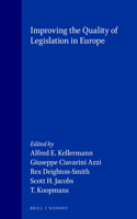 Improving the Quality of Legislation in Europe