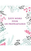 Liste noire pour les propriétaires