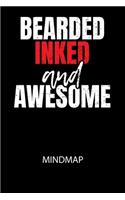Bearded inked and awesome - Mindmap: Arbeitsbuch, um kreative Aufgaben oder Problemstellungen zu lösen.