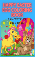 Happy Easter Egg Coloring Book