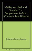1st Supplement to 9r.e. (Common Law Library S.)