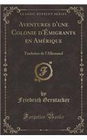 Aventures d'Une Colonie d'Émigrants En Amérique: Traduites de l'Allemand (Classic Reprint)