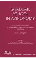 Graduate School in Astronomy