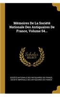 Mémoires De La Société Nationale Des Antiquaires De France, Volume 54...