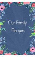 Recipe Journal - Thick Blank Recipe Book For Collecting Recipes - With Numbered Pages And Table Of Contents (119 Pages)