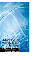 Extracts from the Presbytery Book of Strathbogie