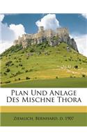 Plan Und Anlage Des Mischne Thora