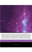 Articles on Dhaka University Alumni, Including: Iajuddin Ahmed, Muhammad Yunus, Humayun Azad, Sheikh Hasina, Syed Nazrul Islam, Tajuddin Ahmad, Fazlur Khan, Humayun Ahmed, Nripen Chakraborty, Muha(English)