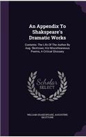 An Appendix To Shakspeare's Dramatic Works