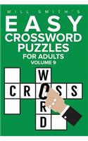 Easy Crossword Puzzles For Adults - Volume 9