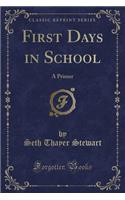 First Days in School: A Primer (Classic Reprint)