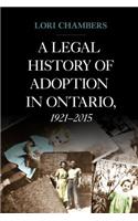 Legal History of Adoption in Ontario, 1921-2015