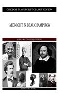 Midnight In Beauchamp Row: (English)