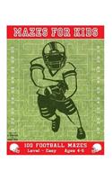 Mazes for Kids: 100 Football Mazes: Level Easy