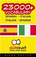 23000+ Spanish - Italian Italian - Spanish Vocabulary