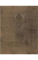 Monogram "G" Sketchbook: (7 Monogram Buffalo 150 Sketch)