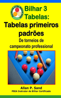 Bilhar 3 Tabelas - Tabelas primeiros padrões