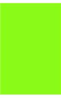 Dot Grid Chartreuse colored Bullet Journal