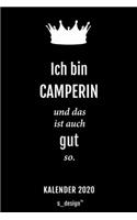 Kalender 2020 für Camper / Camperin