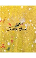 Sketchbook Journal for Girls: 120 Pages of 8.5"x11" Blank Paper for Drawing, Sketching and Creative Doodling. Personalized Artist Notebook and Sketchbook Journal