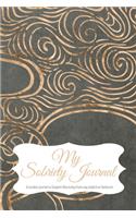 My Sobriety Journal: A Guided Journal to Support Recovery from any Addictive Behavior Midnight blue with elegant gold swirls