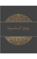 Appointment Book: Featuring daily weekly calendar with 15 minute hourly intervals (7am-9pm) for scheduling, Hair Stylists, Salons, and Nail Salons. (mandala)
