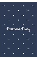 Password Diary: Password Logbook, Alphabetized AZ Manager Notebook for Internet Address, Username, Website Login & Email - Alphabetical Record Book with Tabs A-Z - 